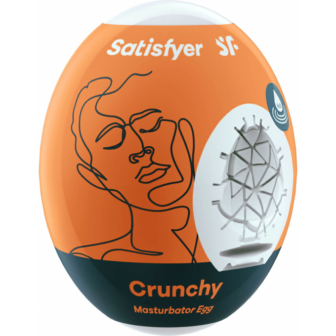 Мастурбатор-яйцо SATISFYER CRUNCHY 9043408 Мастурбатор-яйцо SATISFYER CRUNCHY 9043408