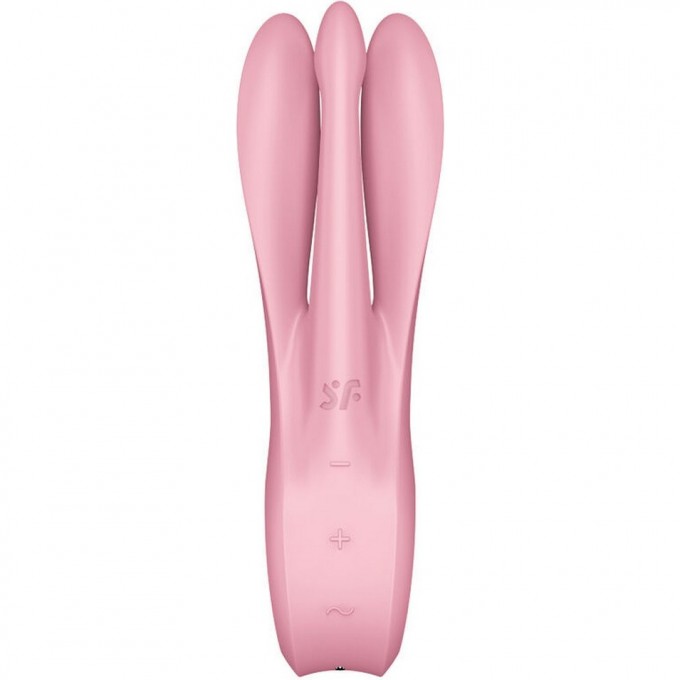 Вибростимулятор SATISFYER Threesome 1 , розовый J2018-241-1 Вибростимулятор SATISFYER Threesome 1 , розовый J2018-241-1